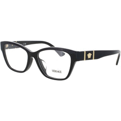 Versace Women's Eyeglasses - Black Acetate Cat Eye Shape Full Rim Frame | 0VE3344F GB1
