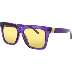Versace Women's Sunglasses - Violet Acetate Square Shape Full Rim Frame | 0VE4498 5545