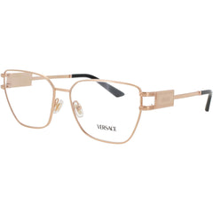 Versace Women's Eyeglasses - Rose Gold Geometric Full Rim Frame, 55mm | 0VE1301 1412