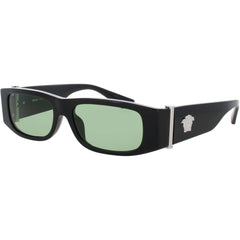 Versace Women's Sunglasses - Black/Silver Acetate Full Rim Frame | 0VE4476U GB1/2