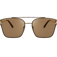 BCBG Max Azria Women's Sunglasses - Shiny Light Gold/Solid Brown Frame | BA4020-901