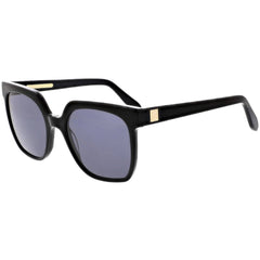 BCBG Max Azria Unisex Sunglasses - Shiny Black Full Rim Cat Eye Frame | BA5017-001