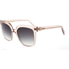 BCBG Max Azria Unisex Sunglasses - Blush Full Rim Grey Lens Square Frame | BA5017-651