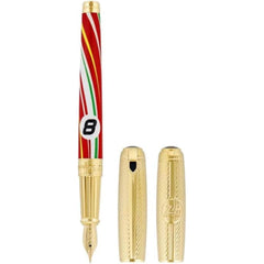 S.T. Dupont Multifunction Pen - Line D 24H Le Mans Gold Trim, Fine | 410007L-040583