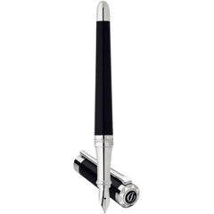 S.T. Dupont Fountain Pen - Liberte Black Lacquer Barrel, Fine Nib | 460674-040541