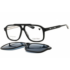 Calvin Klein Men's Sunglasses - Dark Grey Acetate Full Rim Frame | CK24549MAG-SET 021