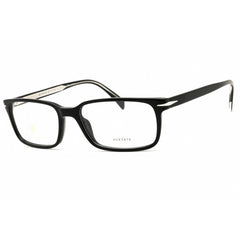 David Beckham Men's Eyeglasses - Black Acetate Rectangular Full Rim | DB 1065 0807 00