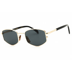 David Beckham Men's Sunglasses - Gold Metal Oval Full Rim Frame | DB 1129/S 0RHL IR