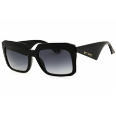 Etro Women's Sunglasses - Black Plastic Rectangular Full Rim Frame | 0045/G/S 0807 9O