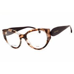 Etro Women's Eyeglasses - Havana Plastic Cat Eye Shape Full Rim Frame | 0057 0086 00