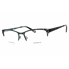 Liz Claiborne Women's Eyeglasses - Black Tea Metal Rectangular Frame | L 645 0ETJ 00