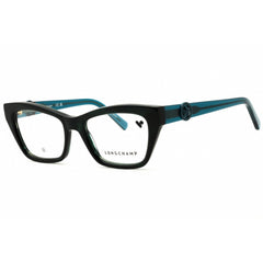 Longchamp Women's Eyeglasses - Green Horn Acetate Cat Eye Full Rim Frame | LO2762 304