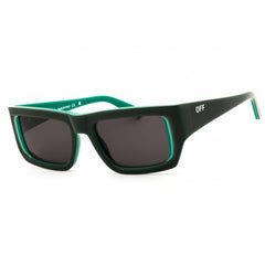 Off White Unisex Sunglasses - Green Acetate Rectangular Full Rim | Prescott 117 5705