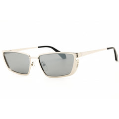 Off White Unisex Sunglasses - Silver Metal Rectangular Full Rim | Richfield  7272