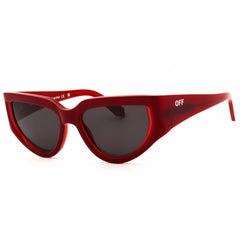 Off White Women's Sunglasses - Burgundy Acetate Cat Eye Full Rim | Seward 116 2807