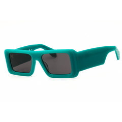 Off White Unisex Sunglasses - Teal Blue Acetate Full Rim | TROY OERI140S25PLA0015907