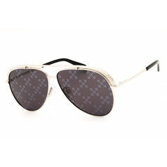 Off White Men's Sunglasses - Silver Metal Aviator Shape Full Rim Frame | WINNER 7272
