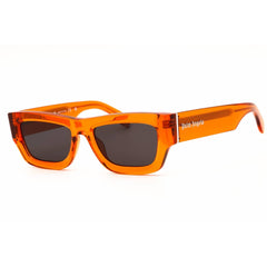 Palm Angels Unisex Sunglasses - Orange Acetate Rectangular Full Rim | AUBERRY 2007