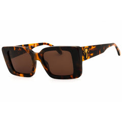 Palm Angels Women's Sunglasses - Havana Acetate Rectangular Full Rim | DORRIS 6064