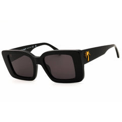 Palm Angels Women's Sunglasses - Black Acetate Rectangular Full Rim | DORRIS 1007