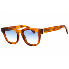 Palm Angels Unisex Sunglasses - Light Havana Acetate Rectangular Full Rim | ECHO 2449