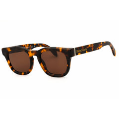 Palm Angels Unisex Sunglasses - Havana Acetate Rectangular Full Rim Frame | ECHO 6064