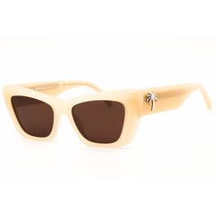 Palm Angels Women's Sunglasses - Sand Acetate Cat Eye Full Rim Frame | FAIRFIELD 1764