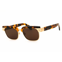 Palm Angels Unisex Sunglasses - Havana Brown Acetate Rectangular Frame | FORTUNA 6064