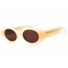 Palm Angels Women's Sunglasses - Sand Acetate Oval Shape Full Rim Frame | GILROY 1764