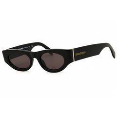 Palm Angels Unisex Sunglasses - Black Acetate Oval Full Rim Frame | GRIFFITH 1007