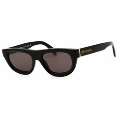 Palm Angels Unisex Sunglasses - Black Acetate Oval Full Rim Frame | IMPERIAL 1007