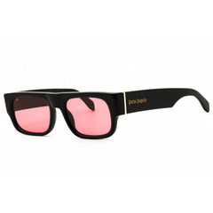Palm Angels Unisex Sunglasses - Black Acetate Rectangular Full Rim Frame | MIDWAY 1021