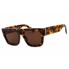Palm Angels Unisex Sunglasses - Havana Acetate Rectangular Full Rim | PIXLEY 6064