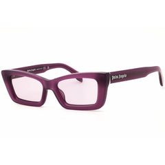 Palm Angels Unisex Sunglasses - Transparent Purple Acetate Cat Eye | REDWOOD 3737