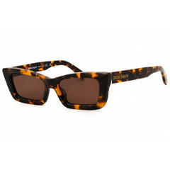 Palm Angels Unisex Sunglasses - Havana Acetate Cat Eye Full Rim Frame | REDWOOD 6064
