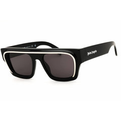 Palm Angels Unisex Sunglasses - Black Acetate Rectangular Full Rim Frame | SALTON 1007