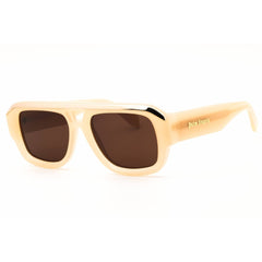 Palm Angels Unisex Sunglasses - Sand Acetate Rectangular Full Rim | STOCKTON 1764