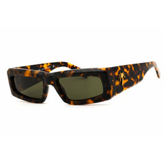 Palm Angels Unisex Sunglasses - Havana Acetate Rectangular Full Rim Frame | YREKA 6055