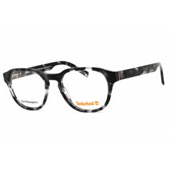 Timberland Men's Eyeglasses - Dark Havana Acetate Round Full Rim Frame | TB50052 052