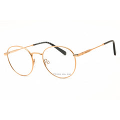Tommy Hilfiger Women's Eyeglasses - Copper Gold/Black Metal Round | TH 2004 0DDB 00