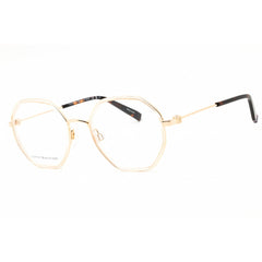 Tommy Hilfiger Women's Eyeglasses - Champagne Metal Round Full Rim | TH 2056 0HAM 00