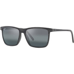 Maui Jim Men's Sunglasses - One Way Grey Stripe Square Full Rim Frame | MJ0875S-001 56