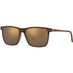 Maui Jim Unisex Sunglasses - Havana Plastic Square Full Rim Frame | MJ0875S-003 56