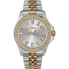 Timex Women's Watch - Kaia Quartz Silver Dial Two Tone Steel Bracelet | TW2V80100VQ