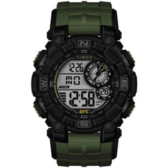 Timex Men's Watch - UFC Redemption Quartz Compass Grey Dial Green Strap | TW5M53900JT