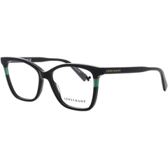 Longchamp Women's Eyeglasses - Black Acetate Cat Eye Full Rim Frame | LO2741-N-001-52