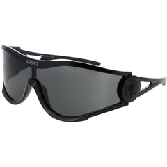 Versace Unisex Sunglasses - Black Acetate Wraparound Full Rim Frame | 0VE4475-53608742