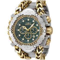 Invicta Men's Watch - Gladiator Chronograph Green Dial Two Tone Bracelet | 48191