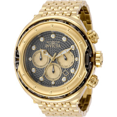 Invicta Men's Watch - Bolt Chronograph Gold and Gunmetal Dial Steel Bracelet | 50074