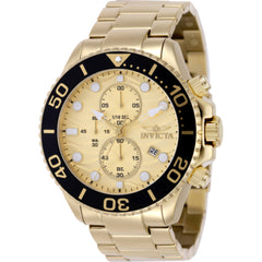 Invicta Men's Watch - Pro Diver Chrono Yellow Gold Stainless Steel Bracelet | 50225